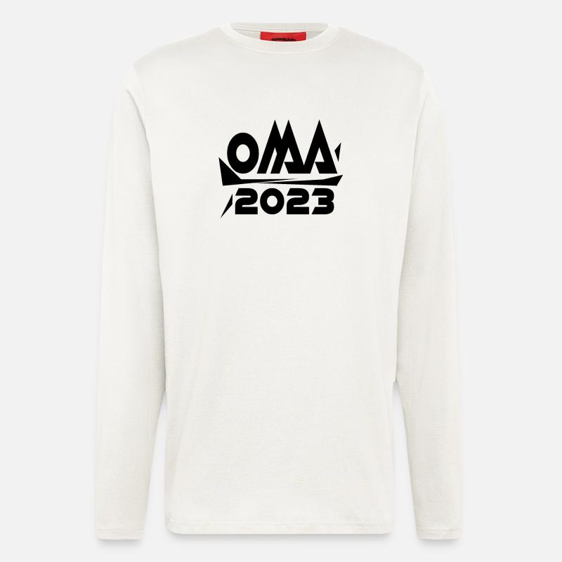 Großmutter 2023 - Oma Geschenk - Langarmshirt - made by SPREAD  - OFF WHITE