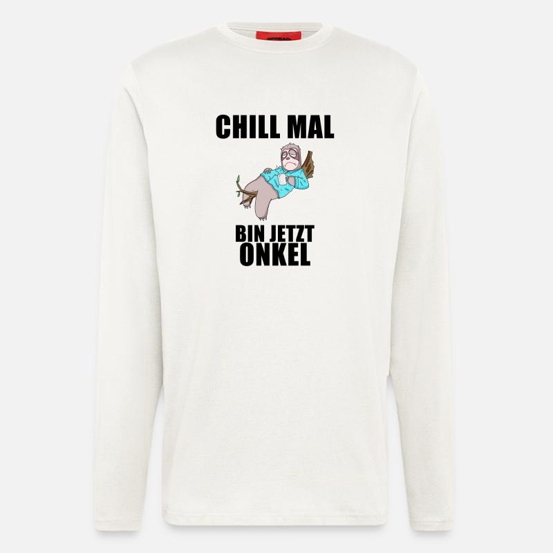 Onkel - Onkel werden - Langarmshirt - made by SPREAD  - OFF WHITE