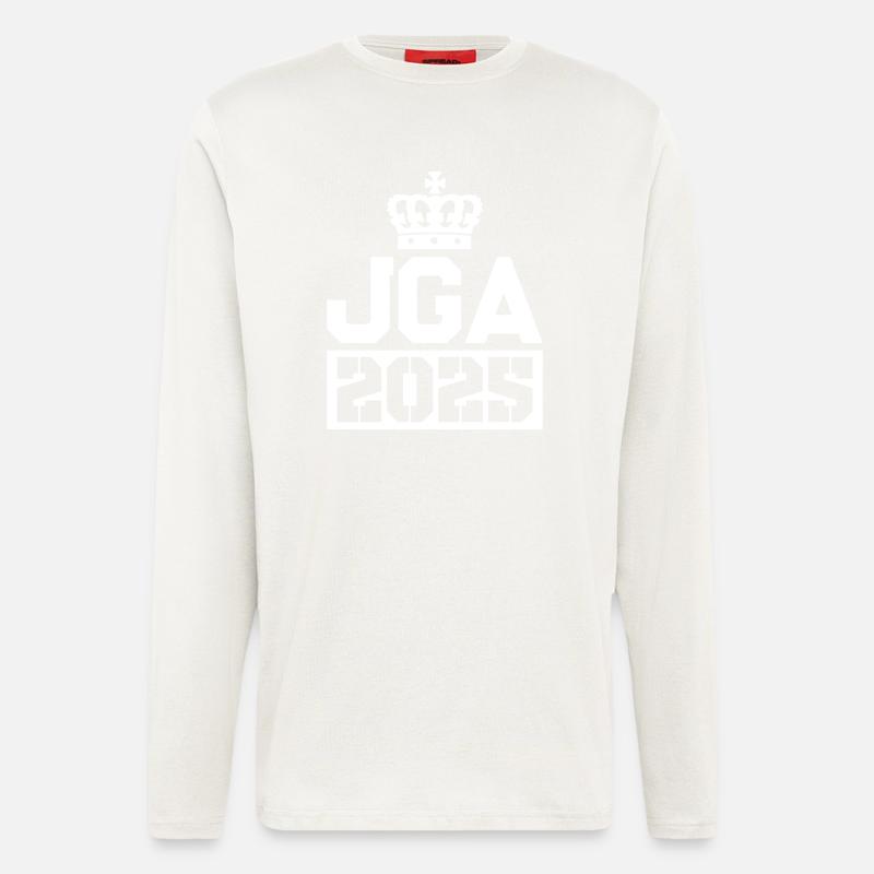 Jga 2025 Junggesellenabschied - Langarmshirt - made by SPREAD  - OFF WHITE