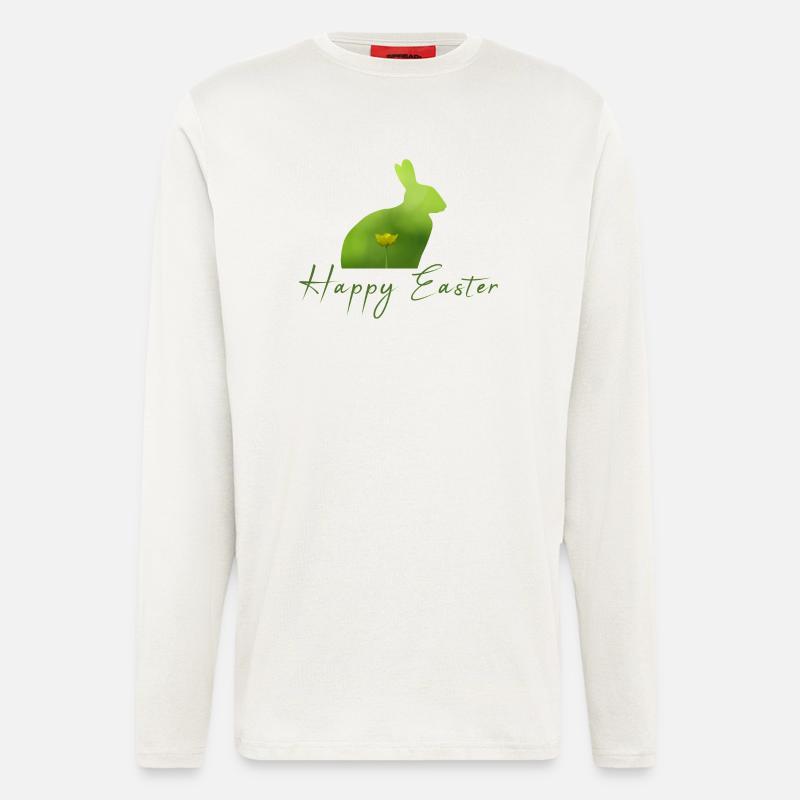 Happy Easter rabbit - Langarmshirt - made by SPREAD  - OFF WHITE