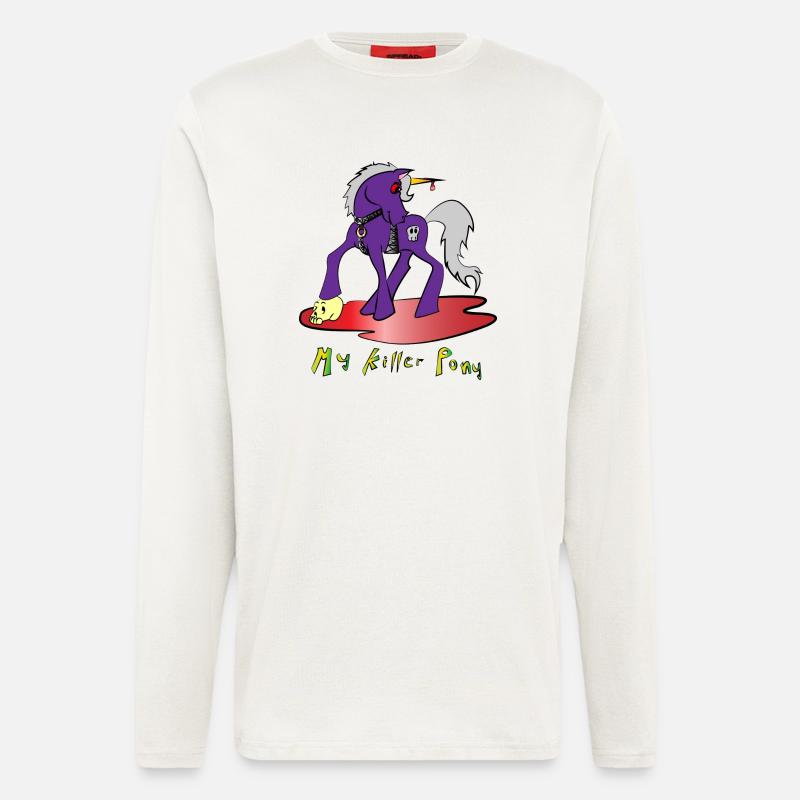 mein Killer Pony - Langarmshirt - made by SPREAD  - OFF WHITE