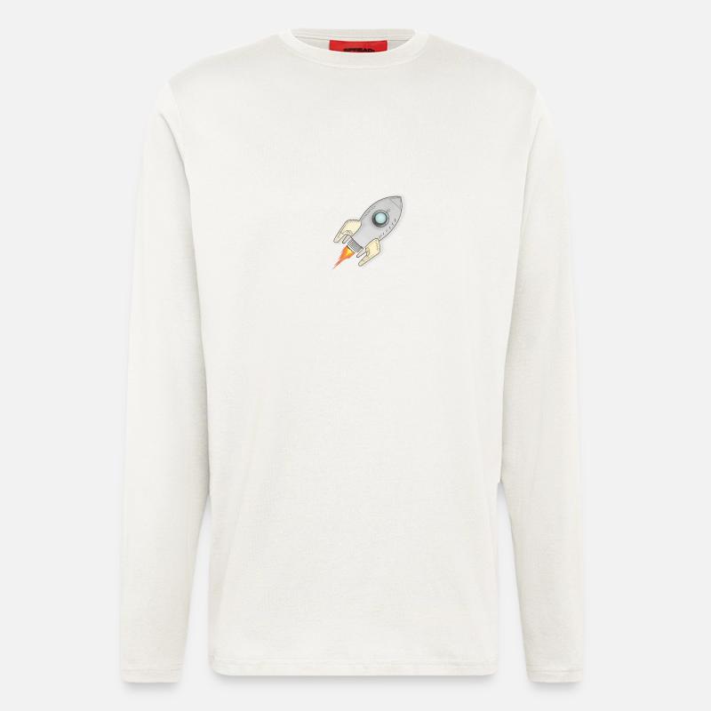 rocket - Longsleeve - made by SPREAD  - OFF WHITE
