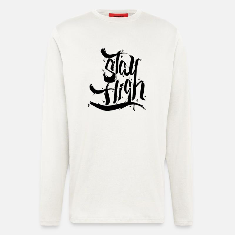 Stay High - Langarmshirt - made by SPREAD  - OFF WHITE