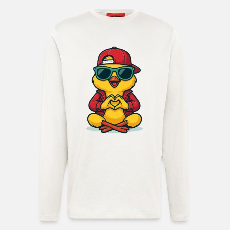 Chill Heart Chick - Langarmshirt - made by SPREAD  - OFF WHITE
