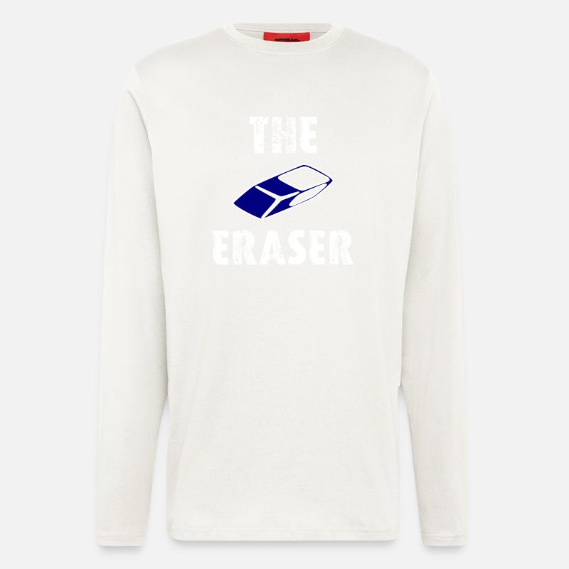 The Eraser - Langarmshirt - made by SPREAD  - OFF WHITE
