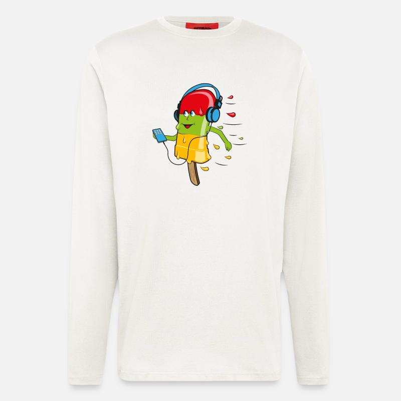 Melting Ice - Langarmshirt - made by SPREAD  - OFF WHITE