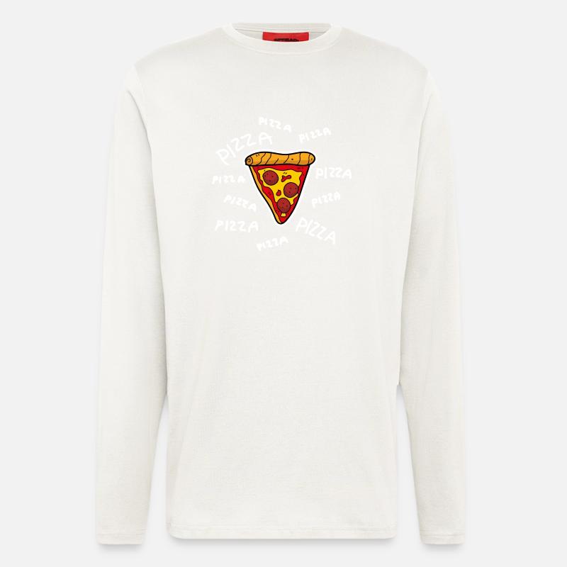 Pizza Pizza Pizza - Longsleeve - made by SPREAD  - OFF WHITE
