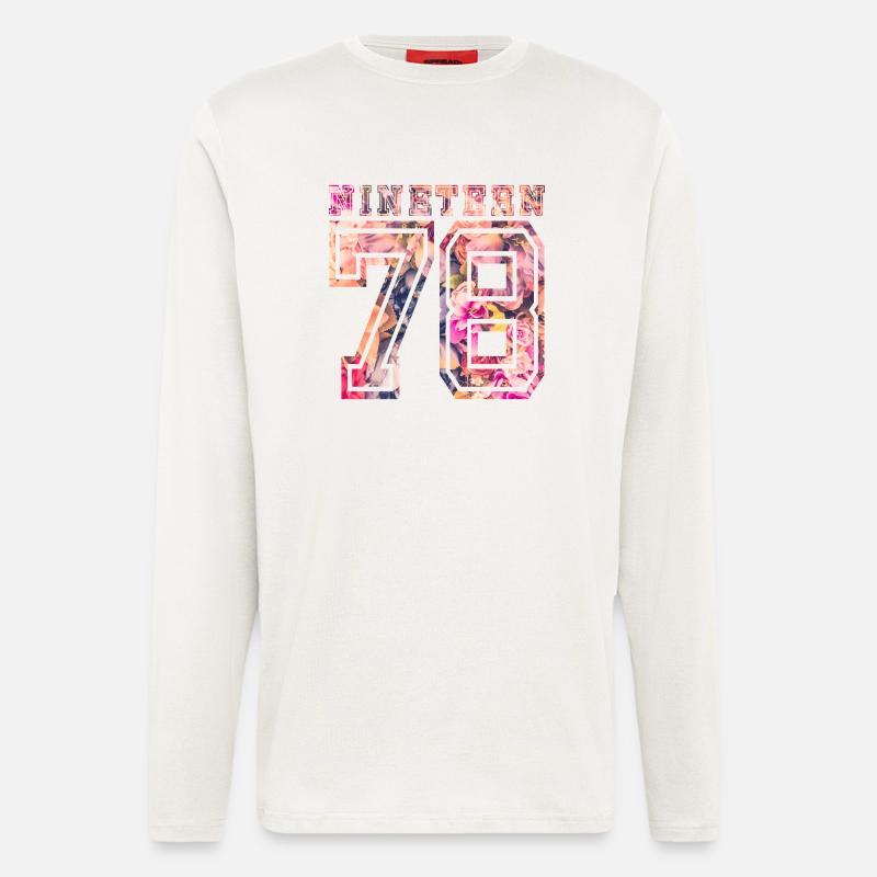 NINETEEN 1978 B - Longsleeve - made by SPREAD  - OFF WHITE