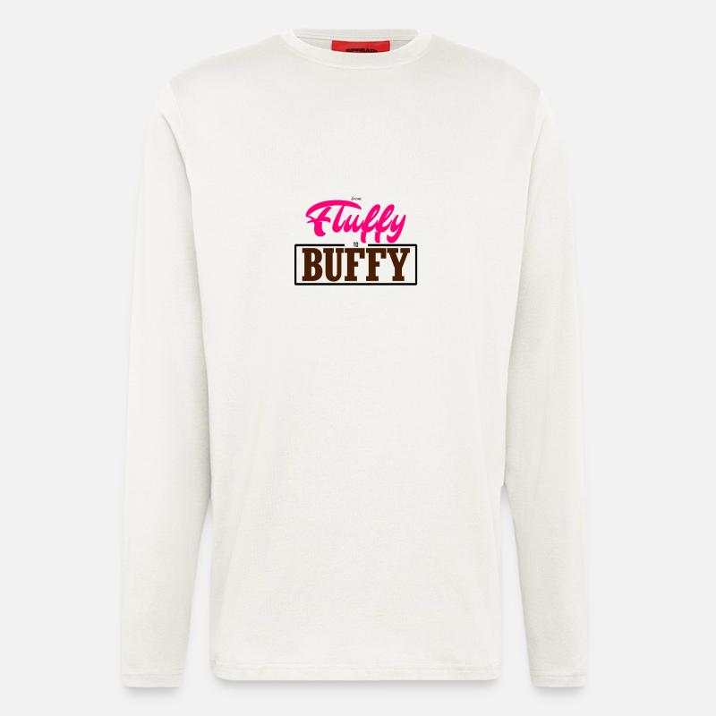 From Fluffy to Buffy - Langarmshirt - made by SPREAD  - OFF WHITE