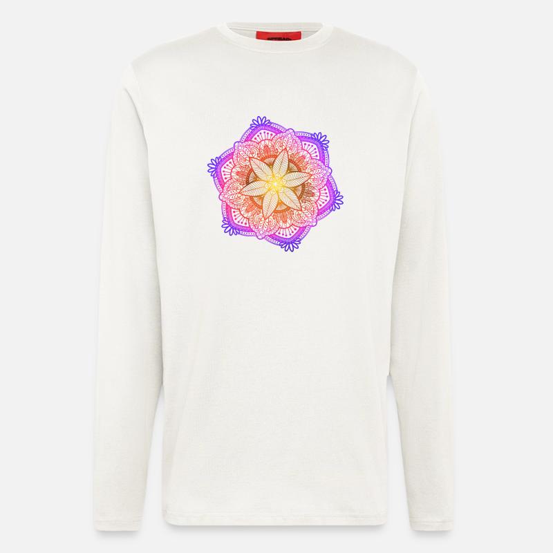 Mandala - Langarmshirt - made by SPREAD  - OFF WHITE