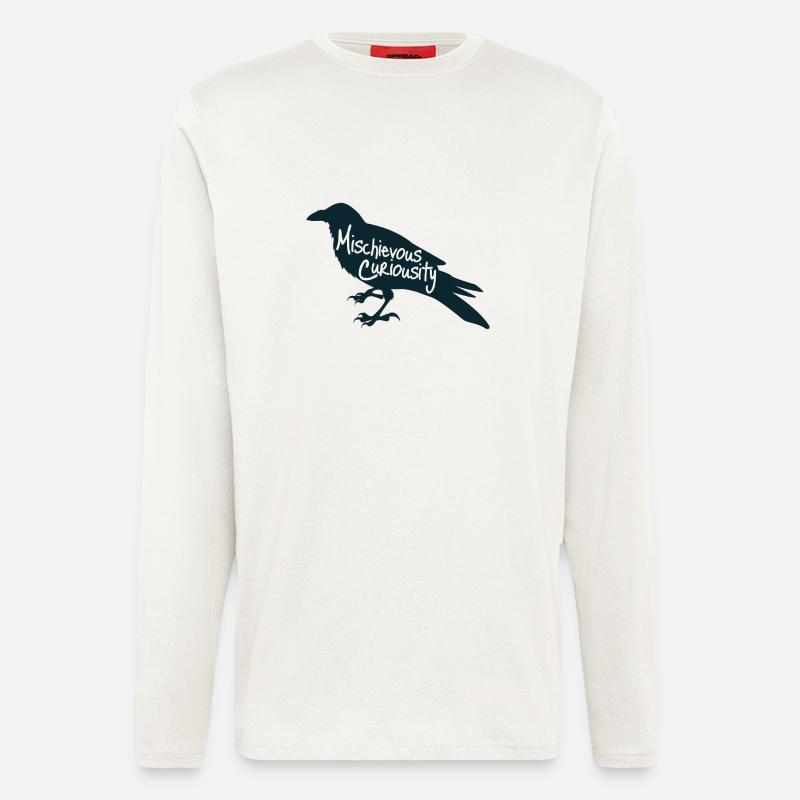Rabe - "Silhouette" - Langarmshirt - made by SPREAD  - OFF WHITE