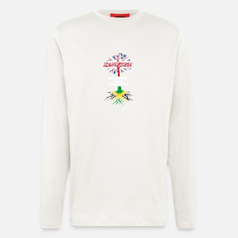 Britisch gewachsen - Langarmshirt - made by SPREAD  - OFF WHITE
