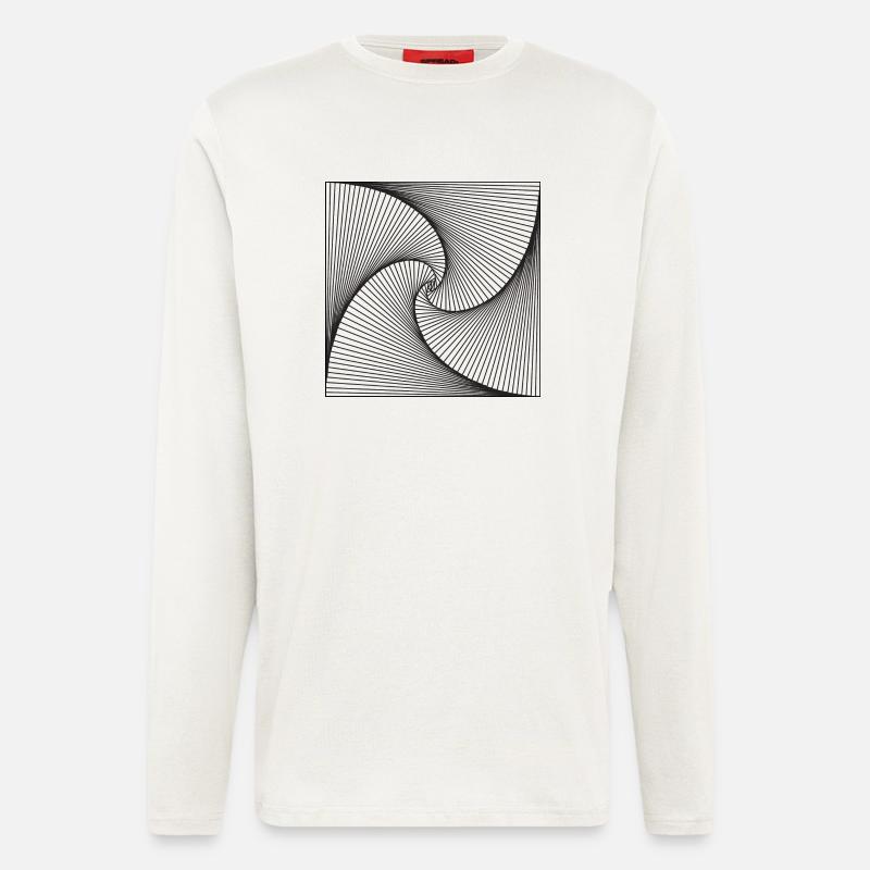 Geometry design - Longsleeve - made by SPREAD  - OFF WHITE