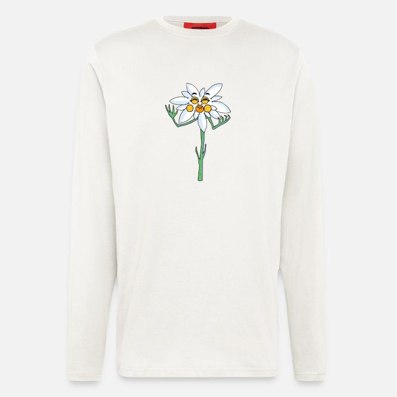 Edelweiss - Langarmshirt - made by SPREAD  - OFF WHITE
