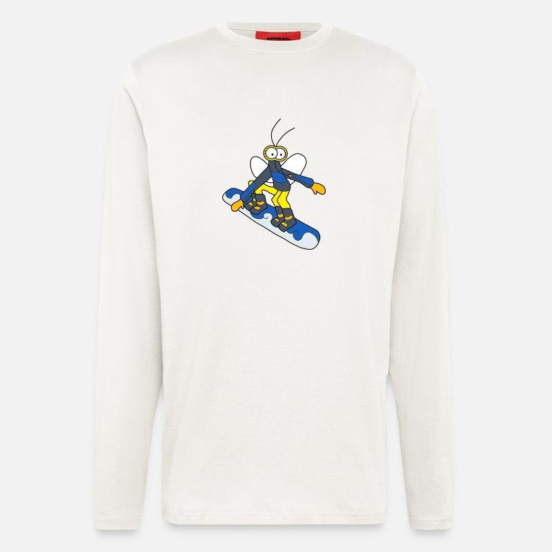 Đến Wana Snowboarding - Junge - Langarmshirt - made by SPREAD  - OFF WHITE