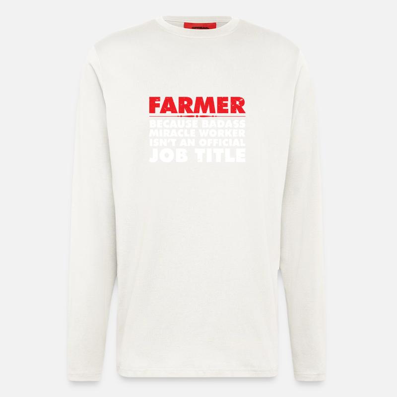 FARMER - Langarmshirt - made by SPREAD  - OFF WHITE