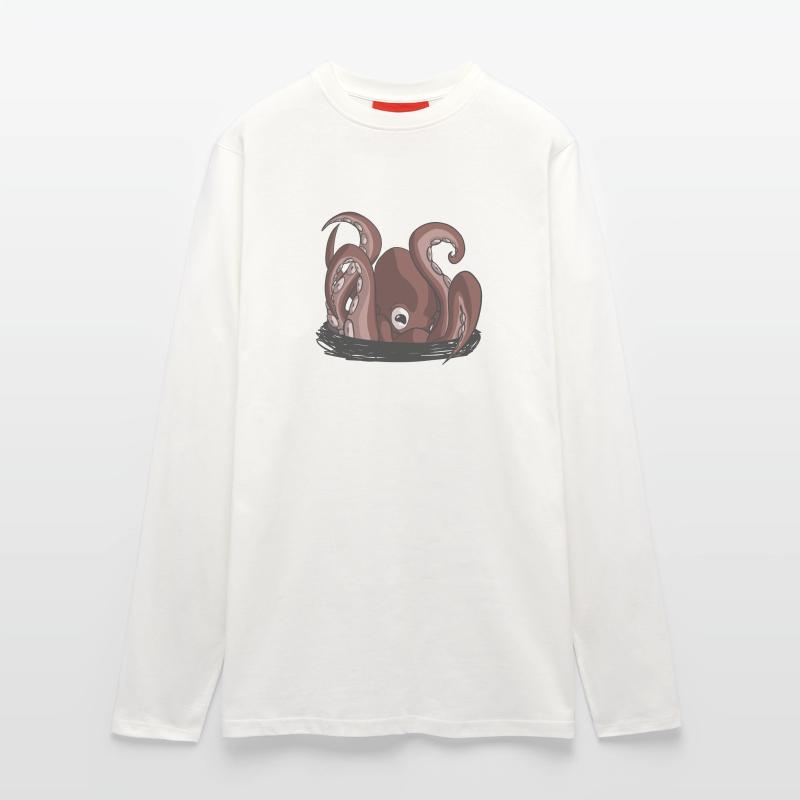 Der Beginn der Krake Langarmshirt - made by SPREAD 