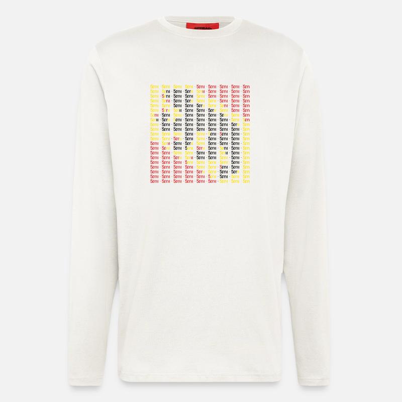 Le blason de Bern - Manches longues bio décontracté fabriqué en UE - OFF WHITE