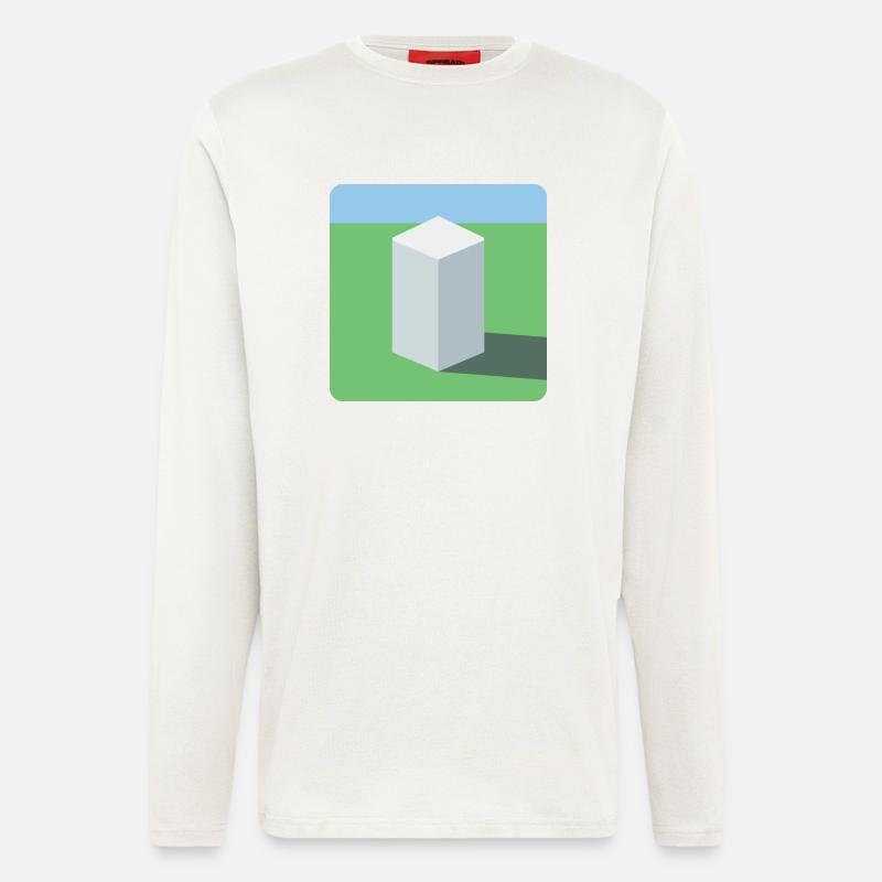 Der Quader - Langarmshirt - made by SPREAD  - OFF WHITE