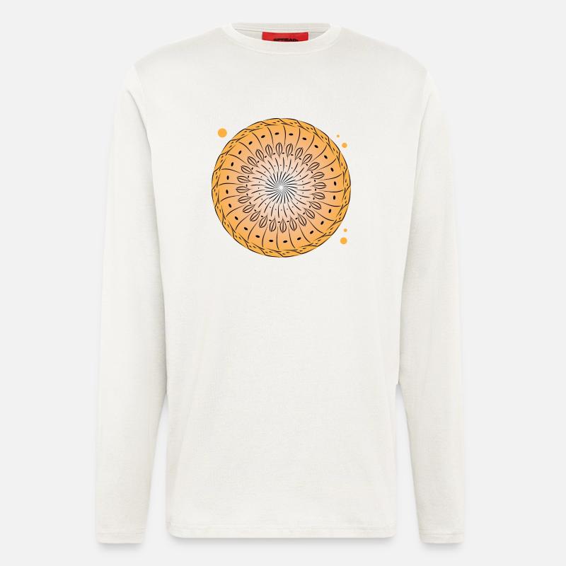 Rotating pattern circle - Longsleeve - made by SPREAD  - OFF WHITE