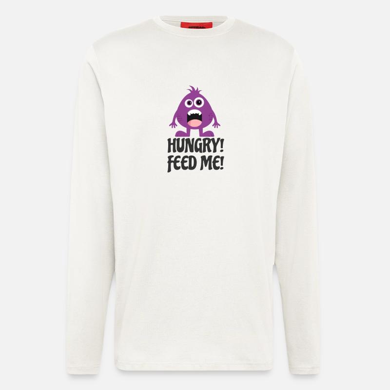 Hunger - Langarmshirt - made by SPREAD  - OFF WHITE