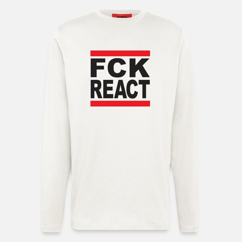 FCK REACT - Langarmshirt - made by SPREAD  - OFF WHITE