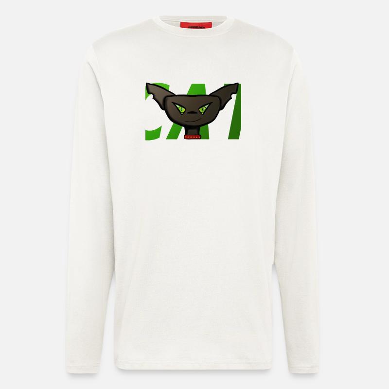 Katze Geschenk - Langarmshirt - made by SPREAD  - OFF WHITE