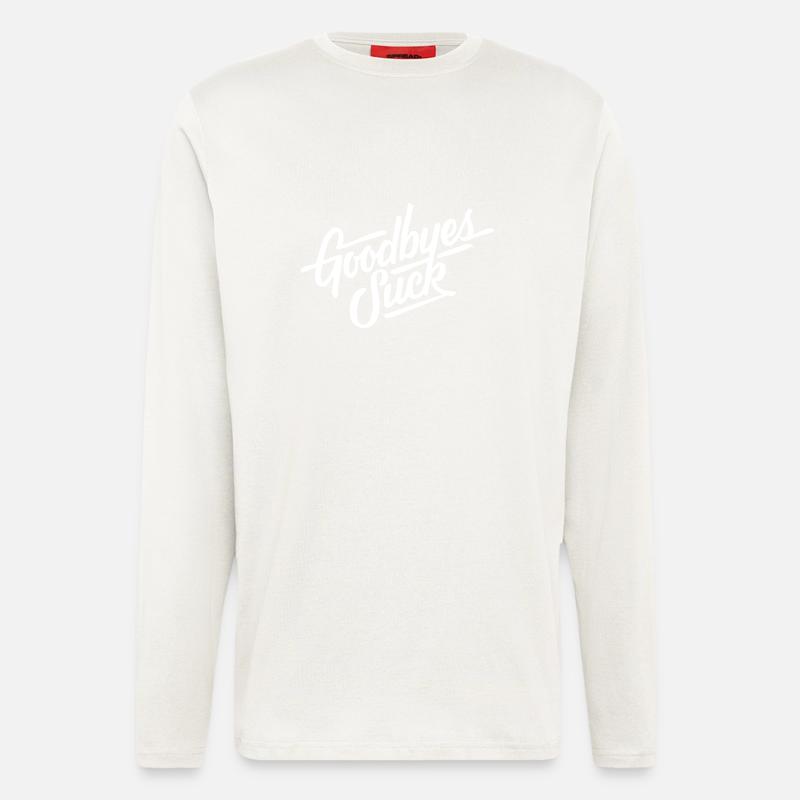 Goodbyes suck - Longsleeve - made by SPREAD  - OFF WHITE