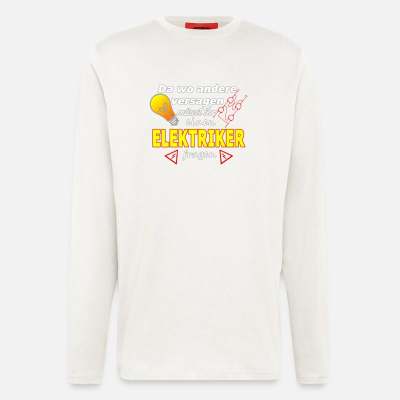 ELEKTRIKER - Langarmshirt - made by SPREAD  - OFF WHITE