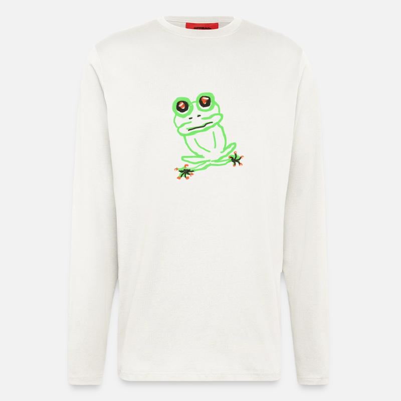 Frosch - Langarmshirt - made by SPREAD  - OFF WHITE