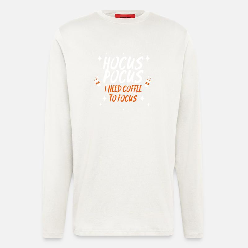 Coffee Hocus Pocus to Focus - Langarmshirt - made by SPREAD  - OFF WHITE