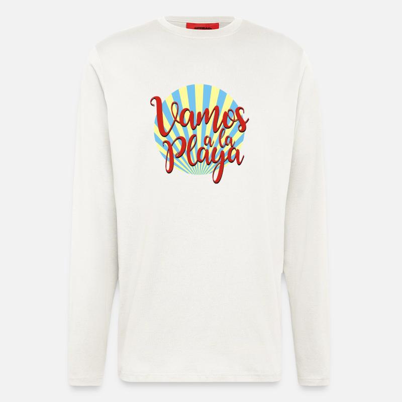 vamos01 - Langarmshirt - made by SPREAD  - OFF WHITE