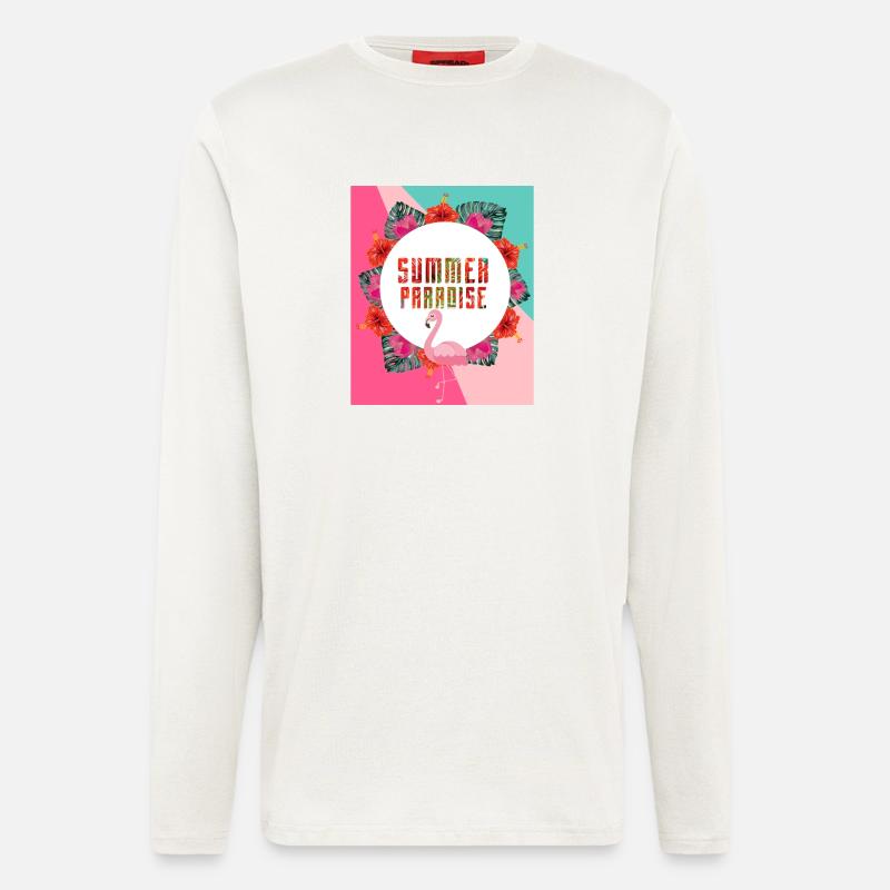 Sommer Paradies - Langarmshirt - made by SPREAD  - OFF WHITE