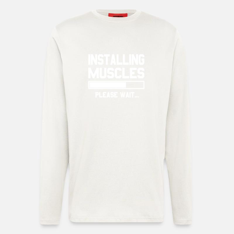 Installing Muscles - Longsleeve - made by SPREAD  - OFF WHITE
