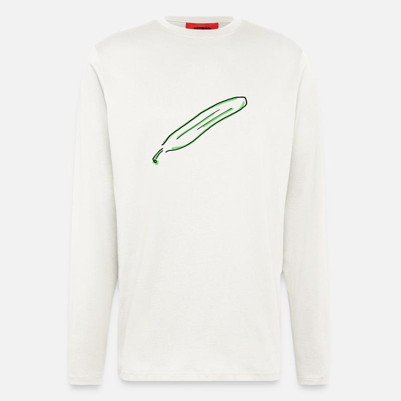 Gurke - Langarmshirt - made by SPREAD  - OFF WHITE