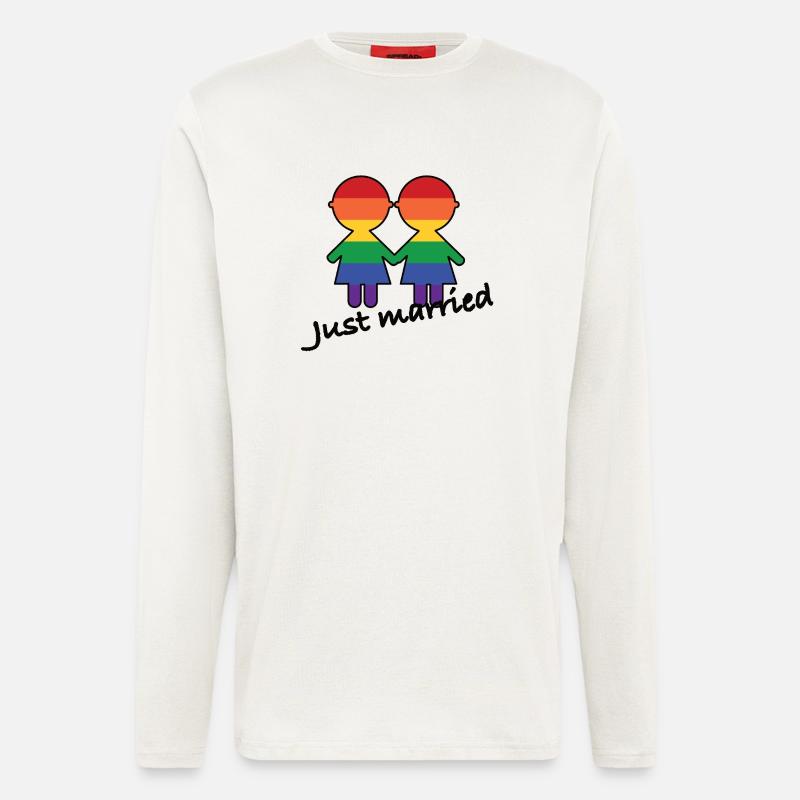 Frauenhochzeit 2 - Langarmshirt - made by SPREAD  - OFF WHITE