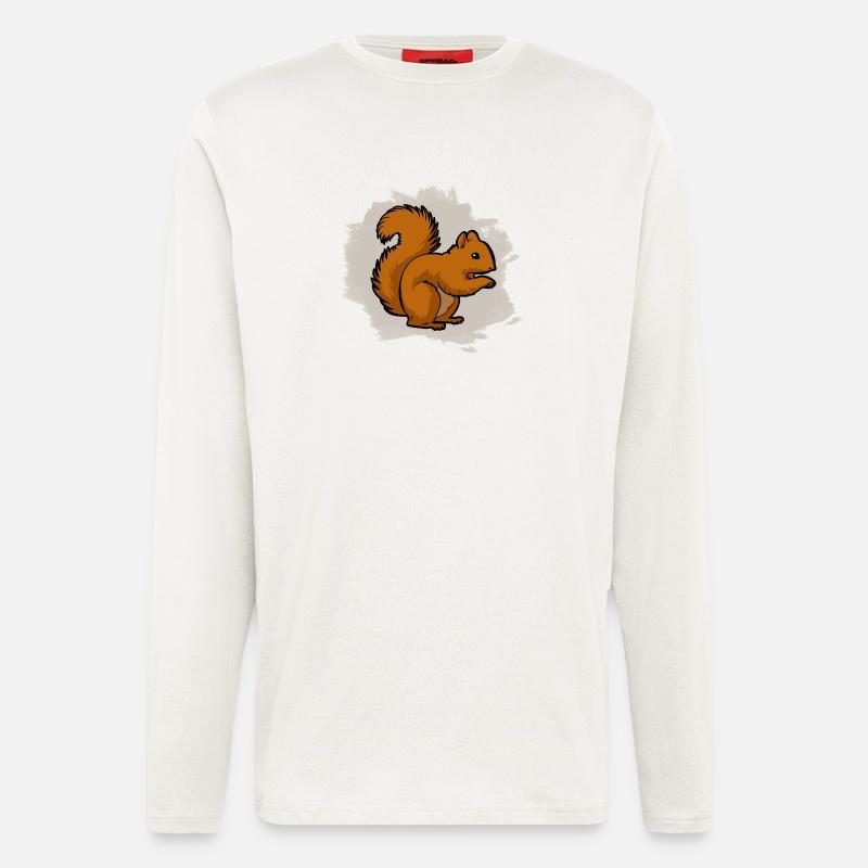 squirrel - Longsleeve - made by SPREAD  - OFF WHITE