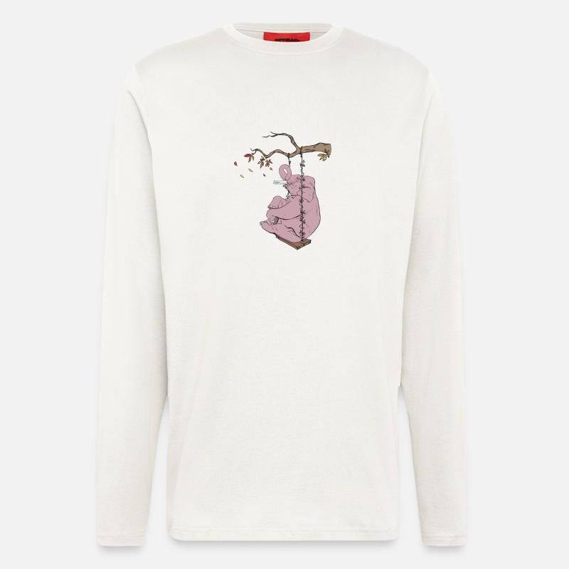 Elefant - Langarmshirt - made by SPREAD  - OFF WHITE
