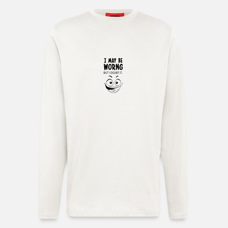 Doubt it .. - Longsleeve - made by SPREAD  - OFF WHITE