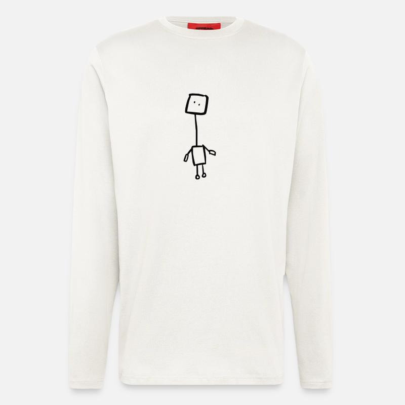 Crazy Robot (Black) - Longsleeve - made by SPREAD  - OFF WHITE