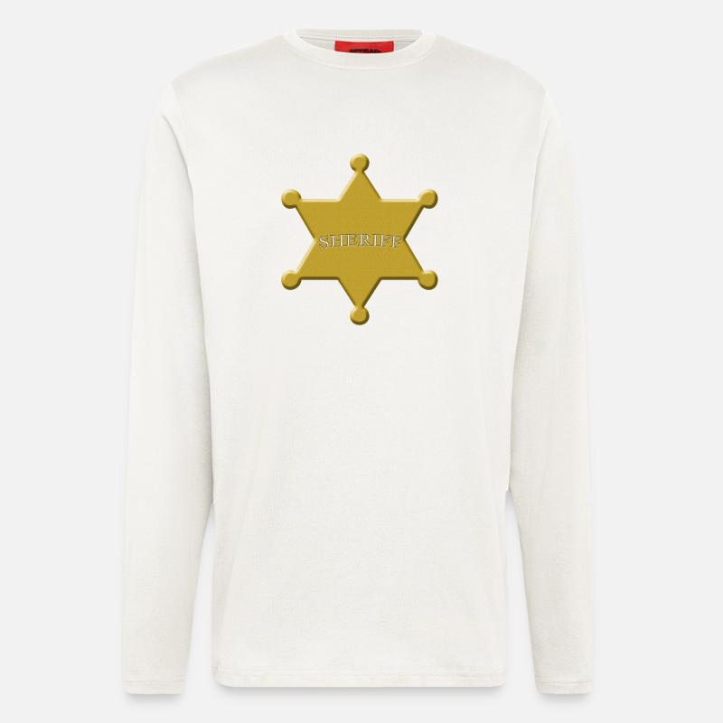 scheriff - Langarmshirt - made by SPREAD  - OFF WHITE