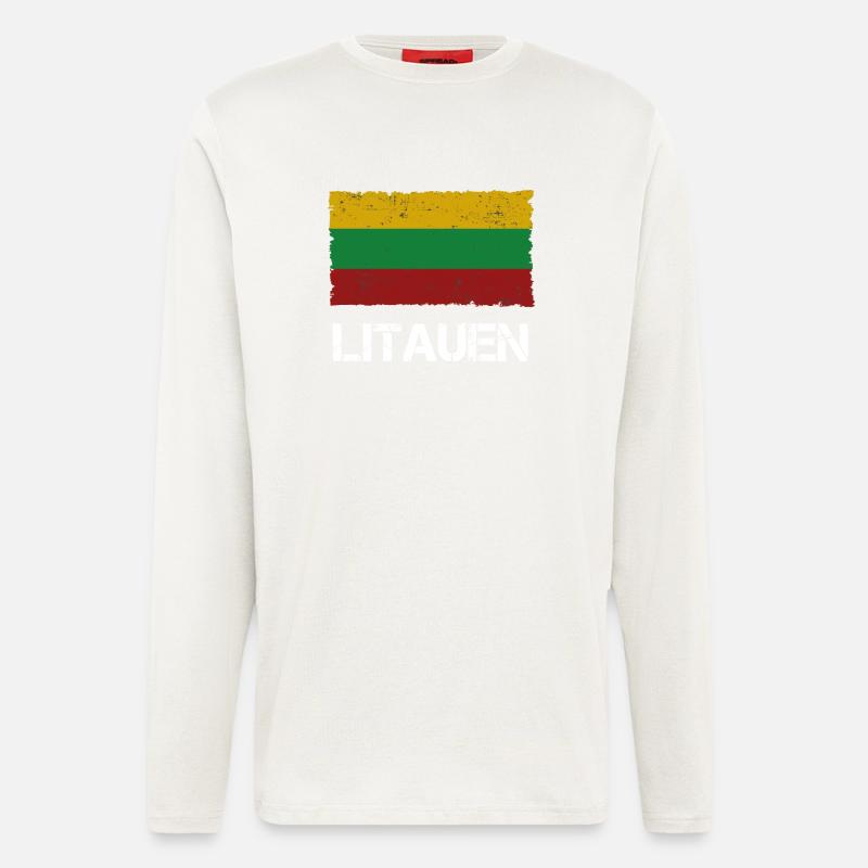 Lithuania - Longsleeve - made by SPREAD  - OFF WHITE