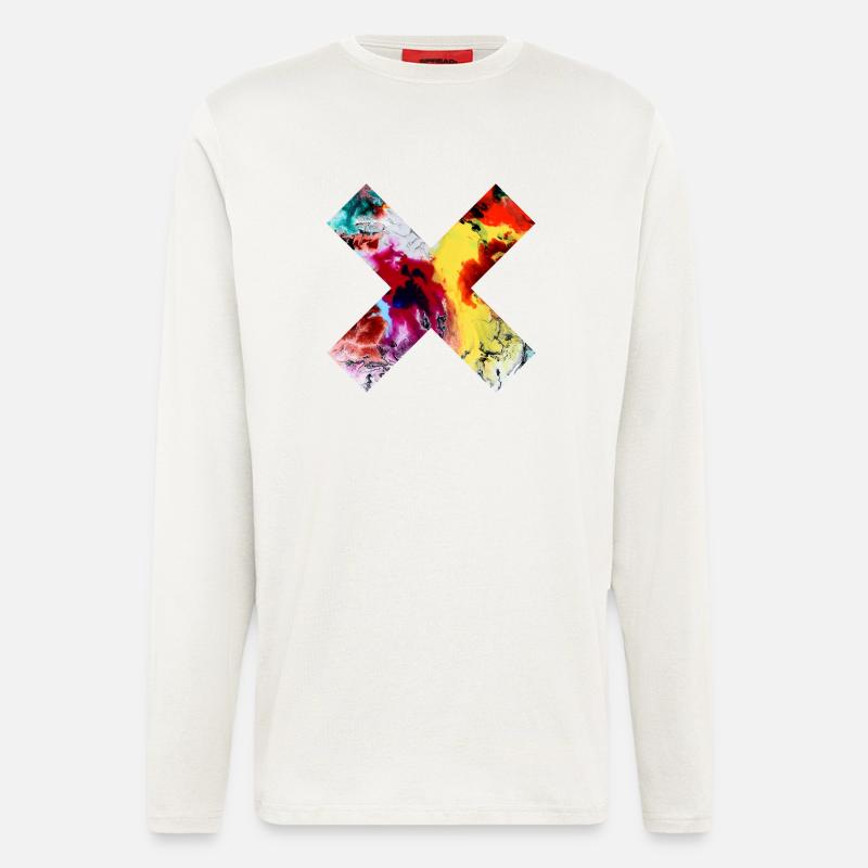 X-Art (Art, Kunst) - Langarmshirt - made by SPREAD - OFF WHITE