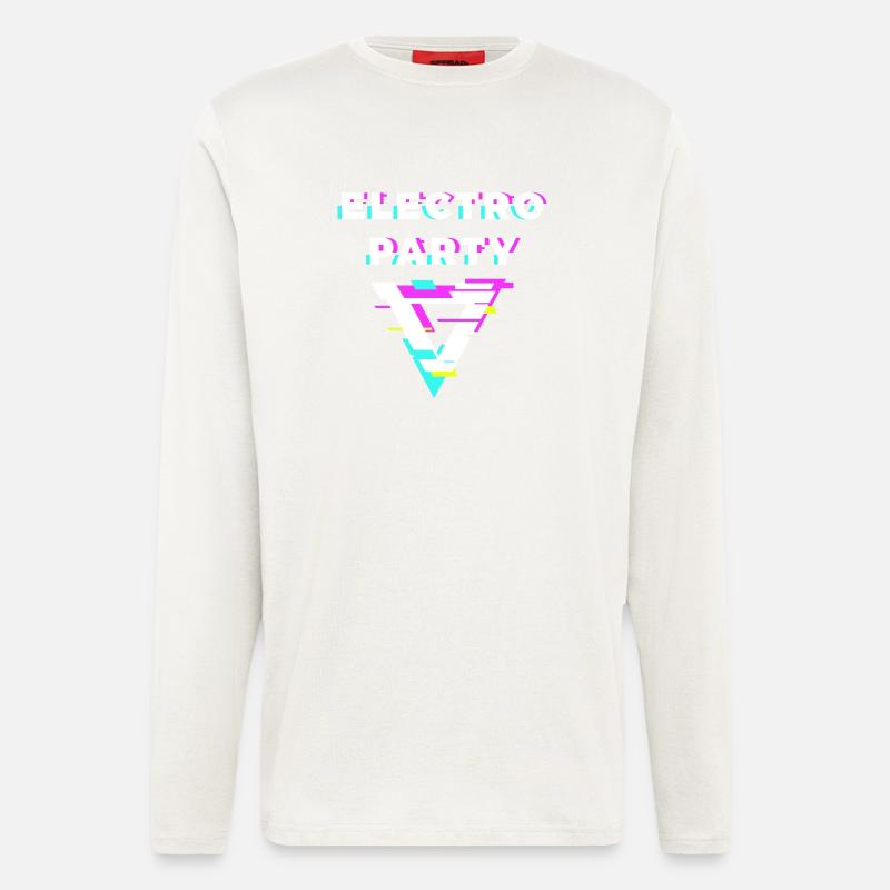 Electro Party - Langarmshirt - made by SPREAD  - OFF WHITE
