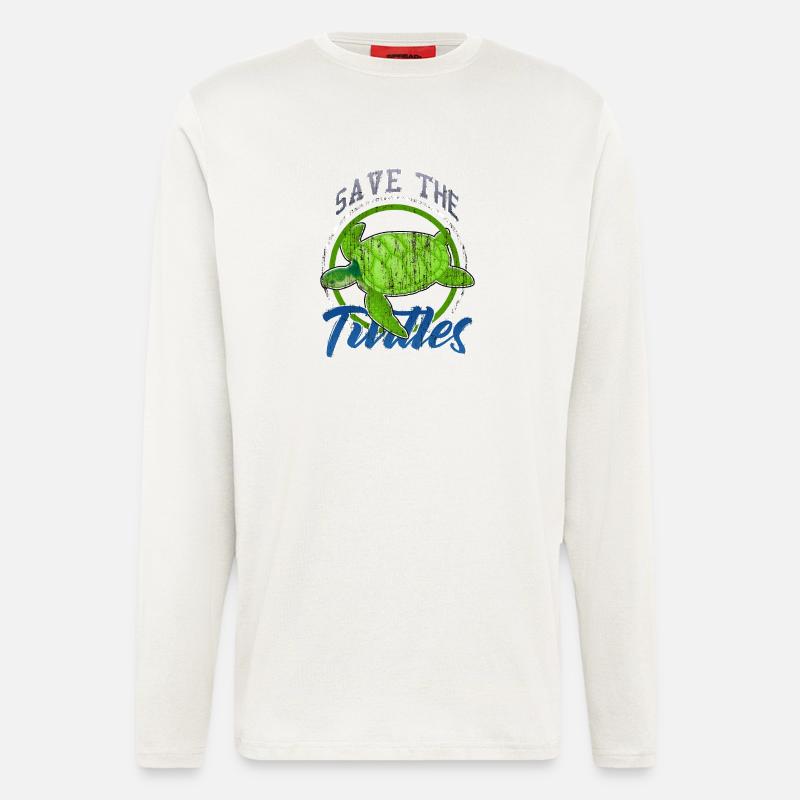 turtles - Longsleeve - made by SPREAD  - OFF WHITE