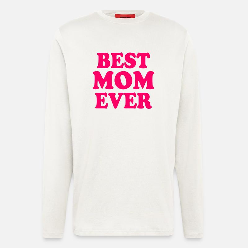 Best mom ever - Langarmshirt - made by SPREAD  - OFF WHITE