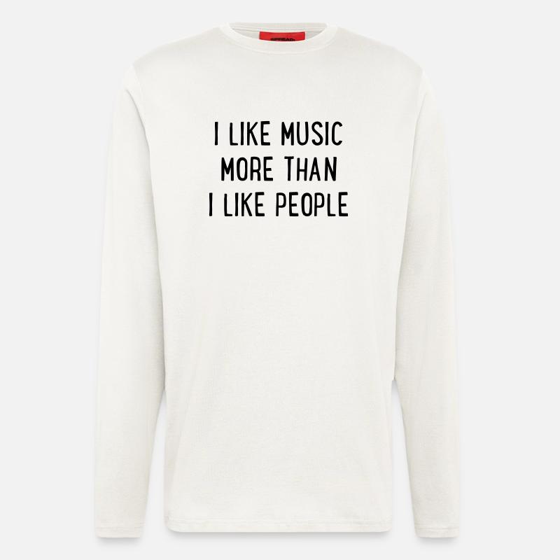 Musik - Langarmshirt - made by SPREAD  - OFF WHITE