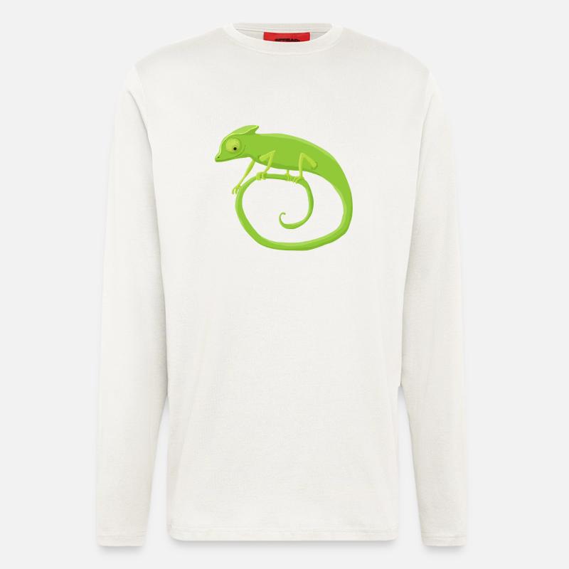 Chamäleonkringel - Langarmshirt - made by SPREAD  - OFF WHITE