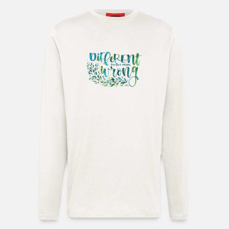 Different, not wrong - Longsleeve - made by SPREAD  - OFF WHITE