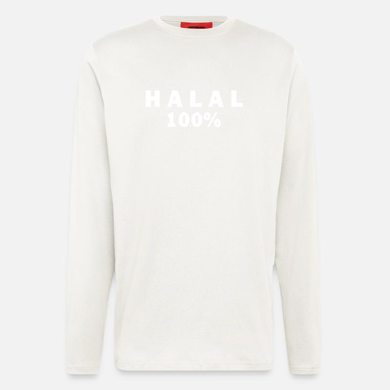 Halal حلال - Langarmshirt - made by SPREAD  - OFF WHITE
